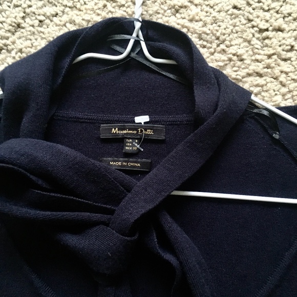Sweater with bow detail on the neck MASSIMO DUTTI - Picture 3 of 5